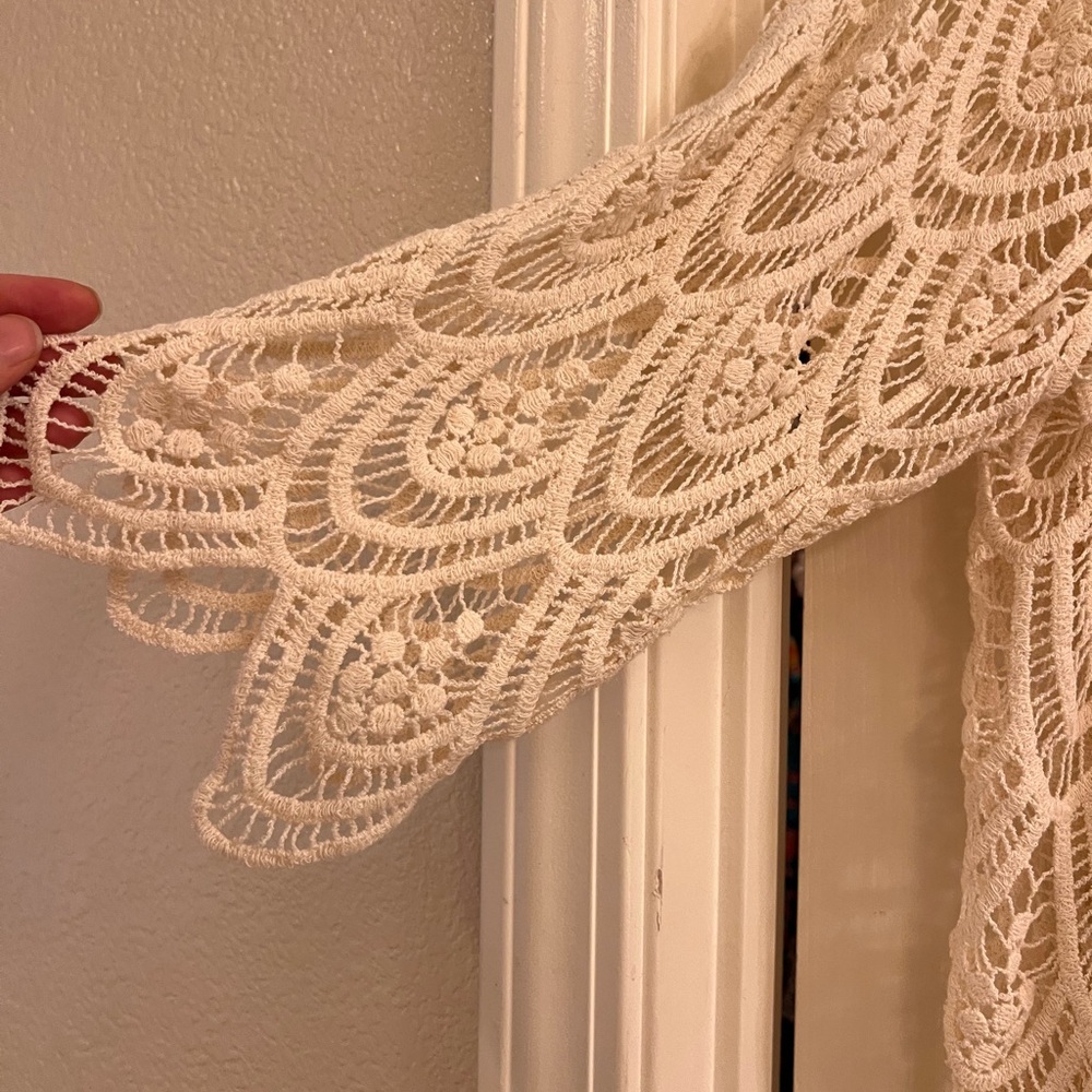 Vintage lace kimono